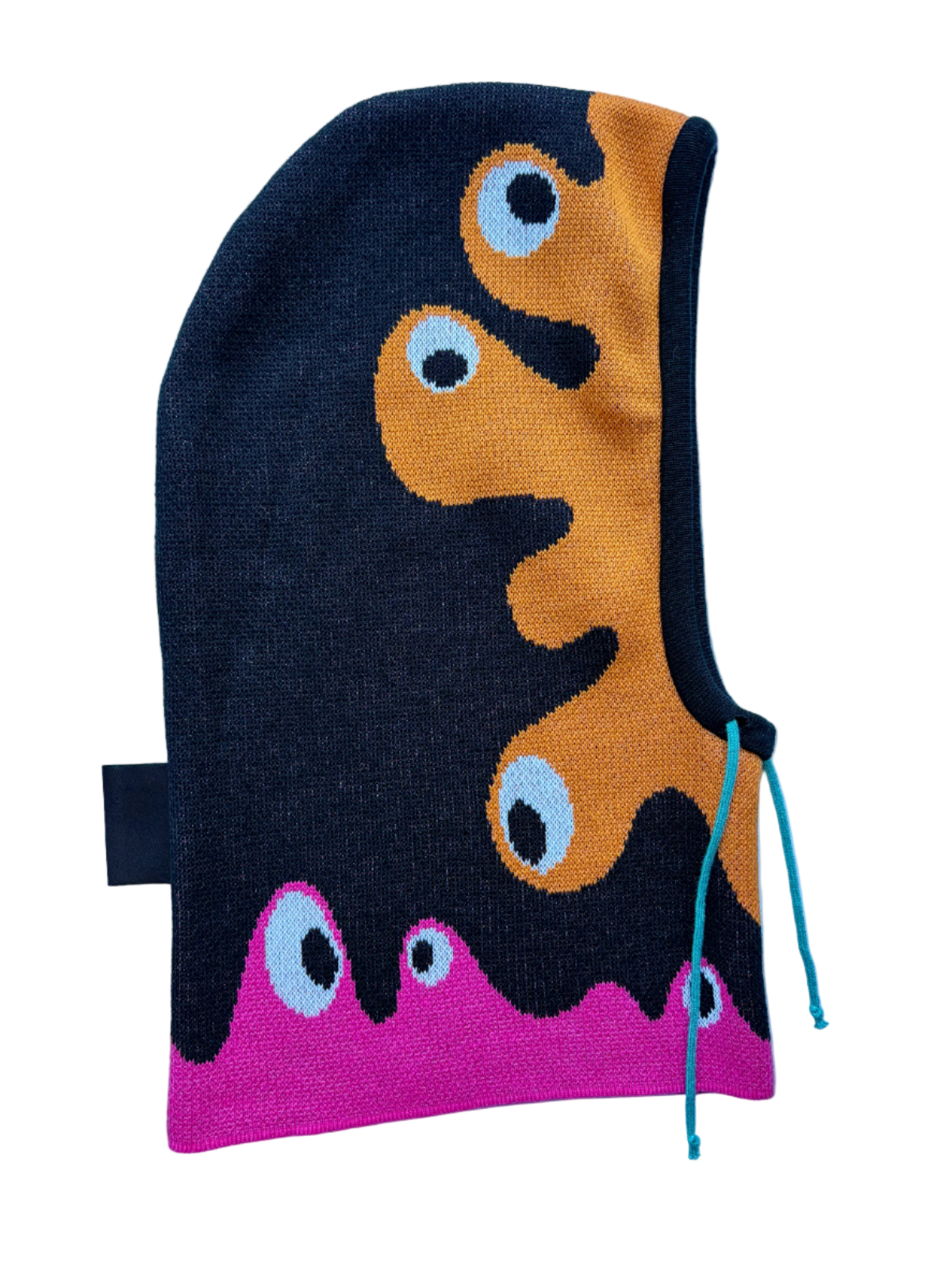 Chapadlík pomeranč, magenta - sada kukla & nákrčník