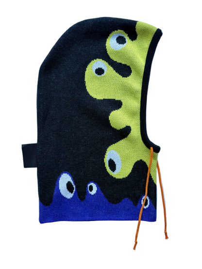 Chapadlík kivi, indigo - sada kukla & nákrčník