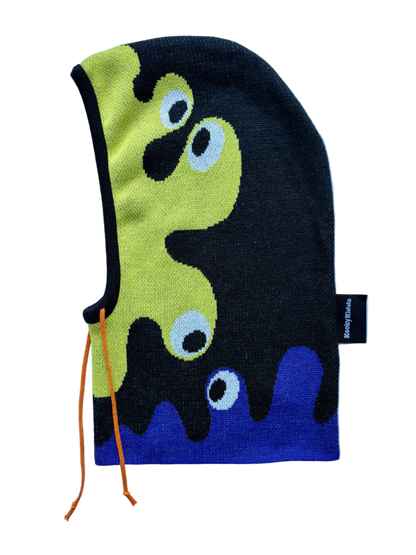 Chapadlík kivi, indigo - sada kukla & nákrčník