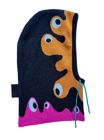 Chapadlík pomeranč, magenta - sada kukla & nákrčník