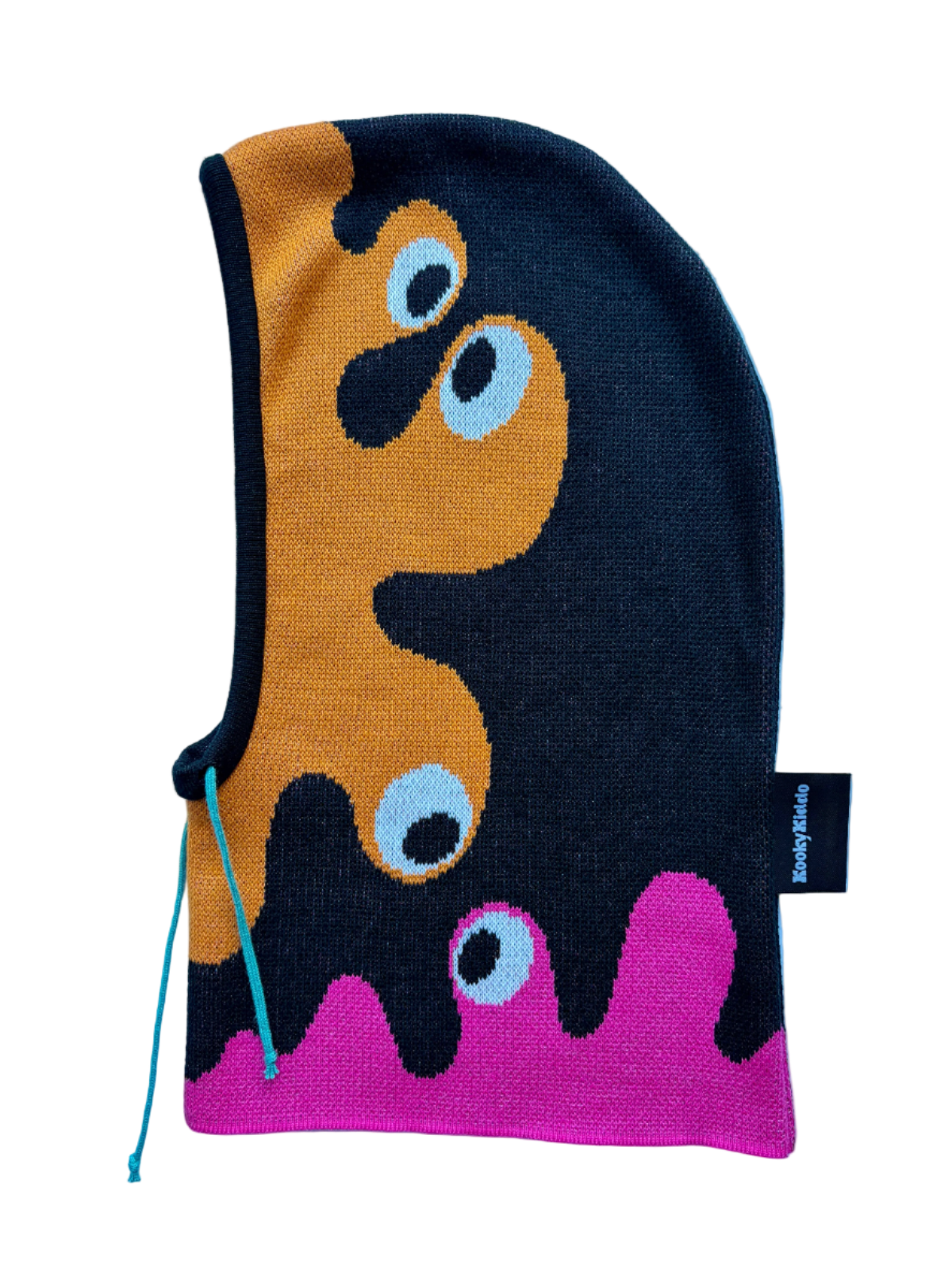 Chapadlík pomeranč, magenta - sada kukla & nákrčník