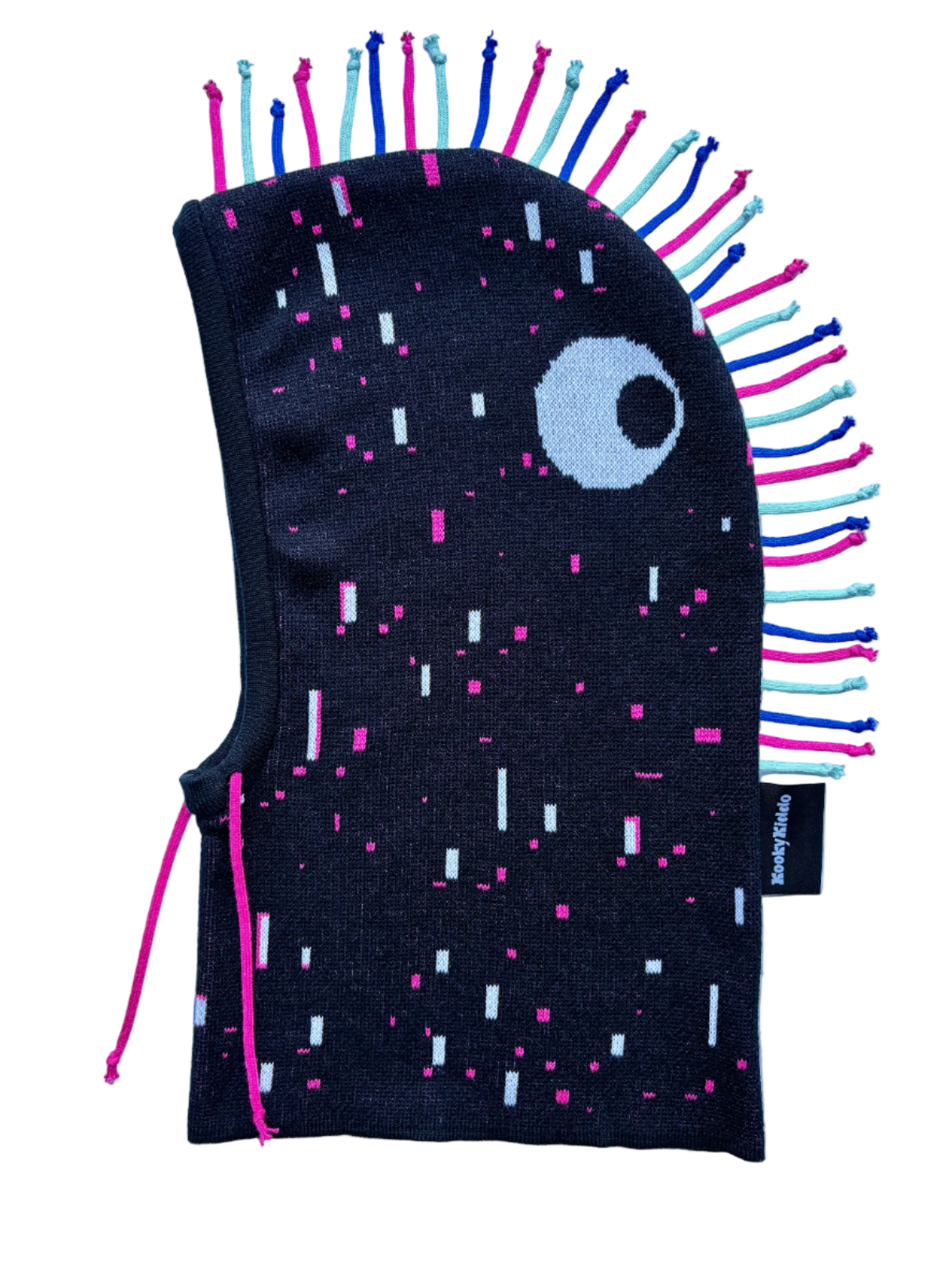 Třásník magenta - sada kukla & nákrčník