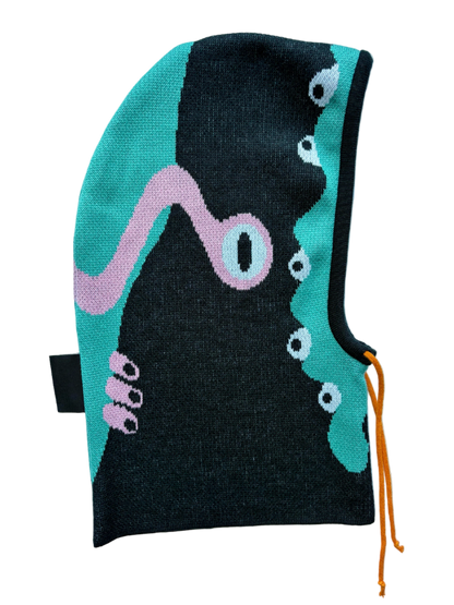 Tykadlík opál, divoká růže - sada kukla & nákrčník