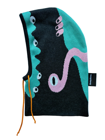 Tykadlík opál, divoká růže - sada kukla & nákrčník