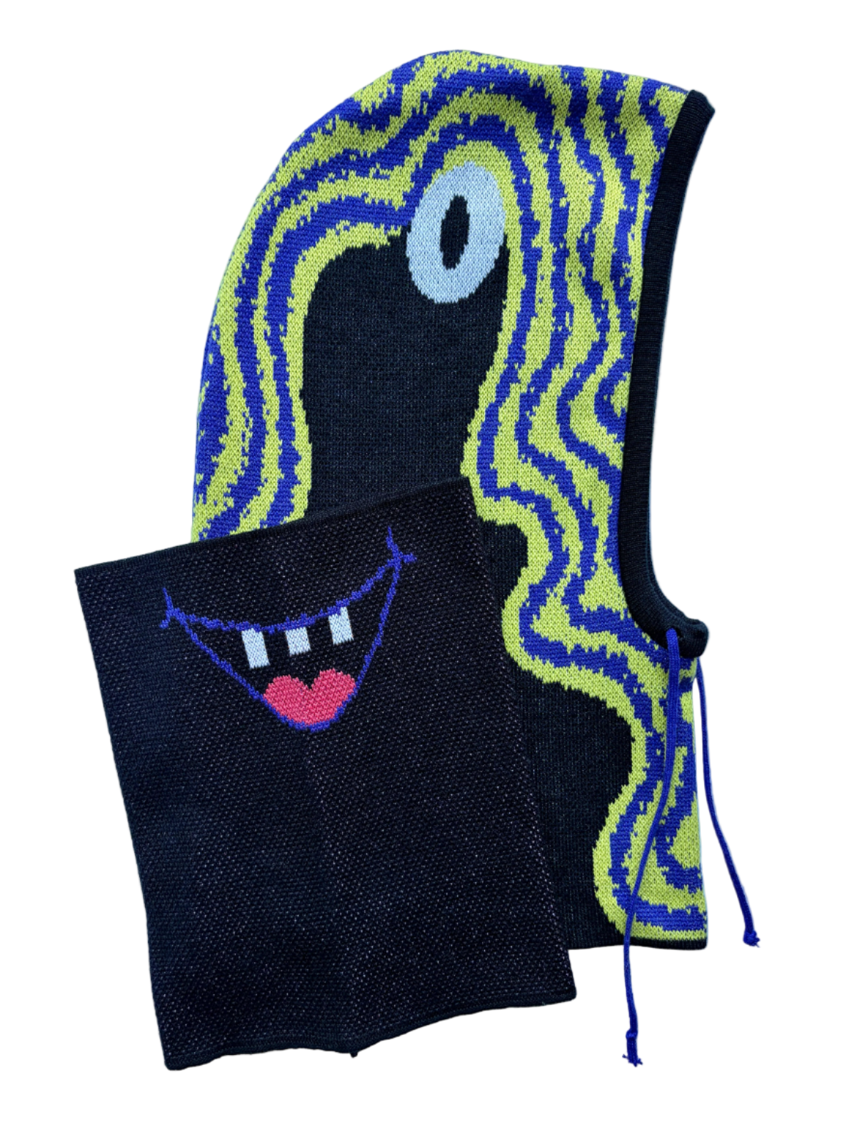 Plasmík kivi, indigo - sada kukla & nákrčník