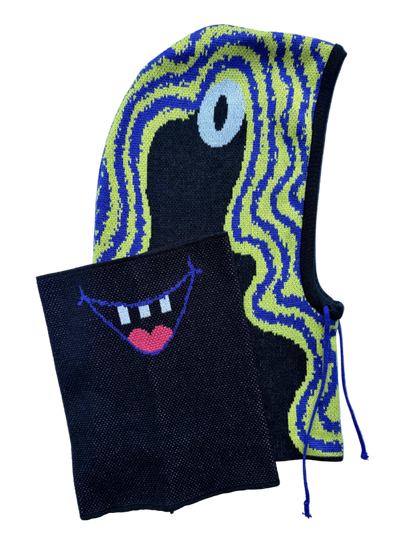 Plasmík kivi, indigo - sada kukla & nákrčník