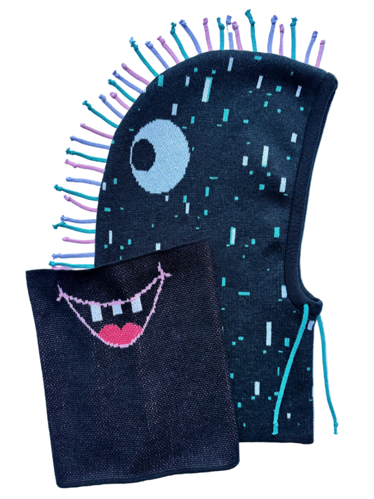 Třásník opál - sada kukla & nákrčník